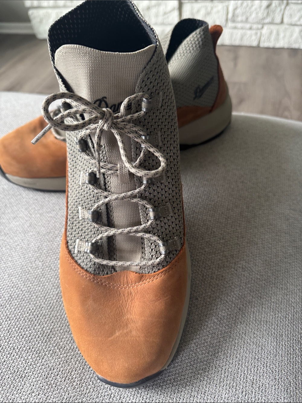 Men’s Danner Caprine Vibram soles. Lace-Up Boot-Sneakers - Brown & Gray